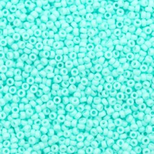 Miyuki rocailles Perlen 15/0 - Duracoat opaque catalina green 15-4472